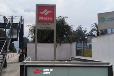 Estacion moran Valverde metro quito